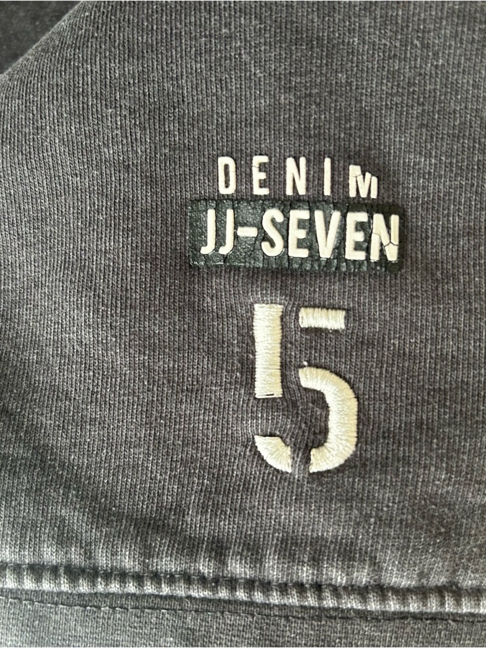 🟢 5 for $25 🟢 Jack & Jones Hoodie XL Charcoal Vintage Wash Y2K Minimal Streetwea - Picture 7 of 8